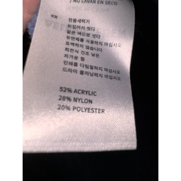 Elfric Eden "Wow" Goose Graphic Sweater XL Blue Knit Pullover Casual Unisex stre - Picture 9 of 9